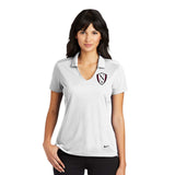 Walled Lake Women's Soccer Nike Ladies Dri-FIT Vertical Mesh Polo - Mato & Hash