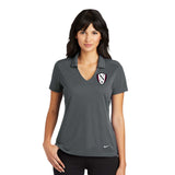 Walled Lake Women's Soccer Nike Ladies Dri-FIT Vertical Mesh Polo - Mato & Hash