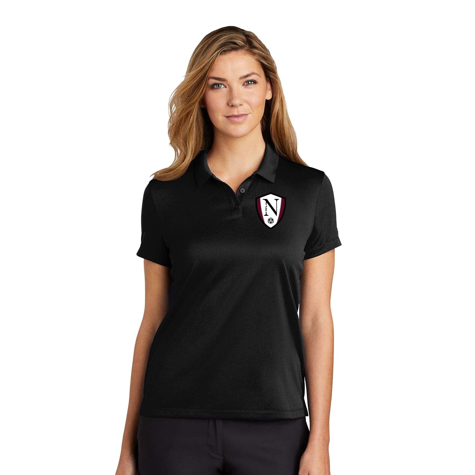 Walled Lake Women's Soccer Nike Ladies Dry Essential Solid Polo - Mato & Hash