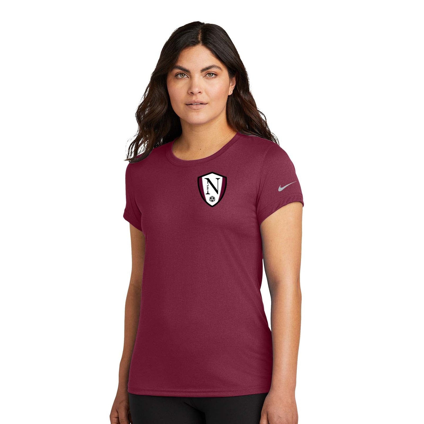 Walled Lake Women's Soccer Nike Ladies Swoosh Sleeve rLegend Tee - Mato & Hash