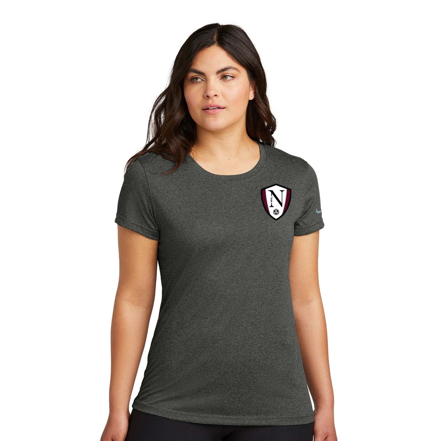 Walled Lake Women's Soccer Nike Ladies Swoosh Sleeve rLegend Tee - Mato & Hash