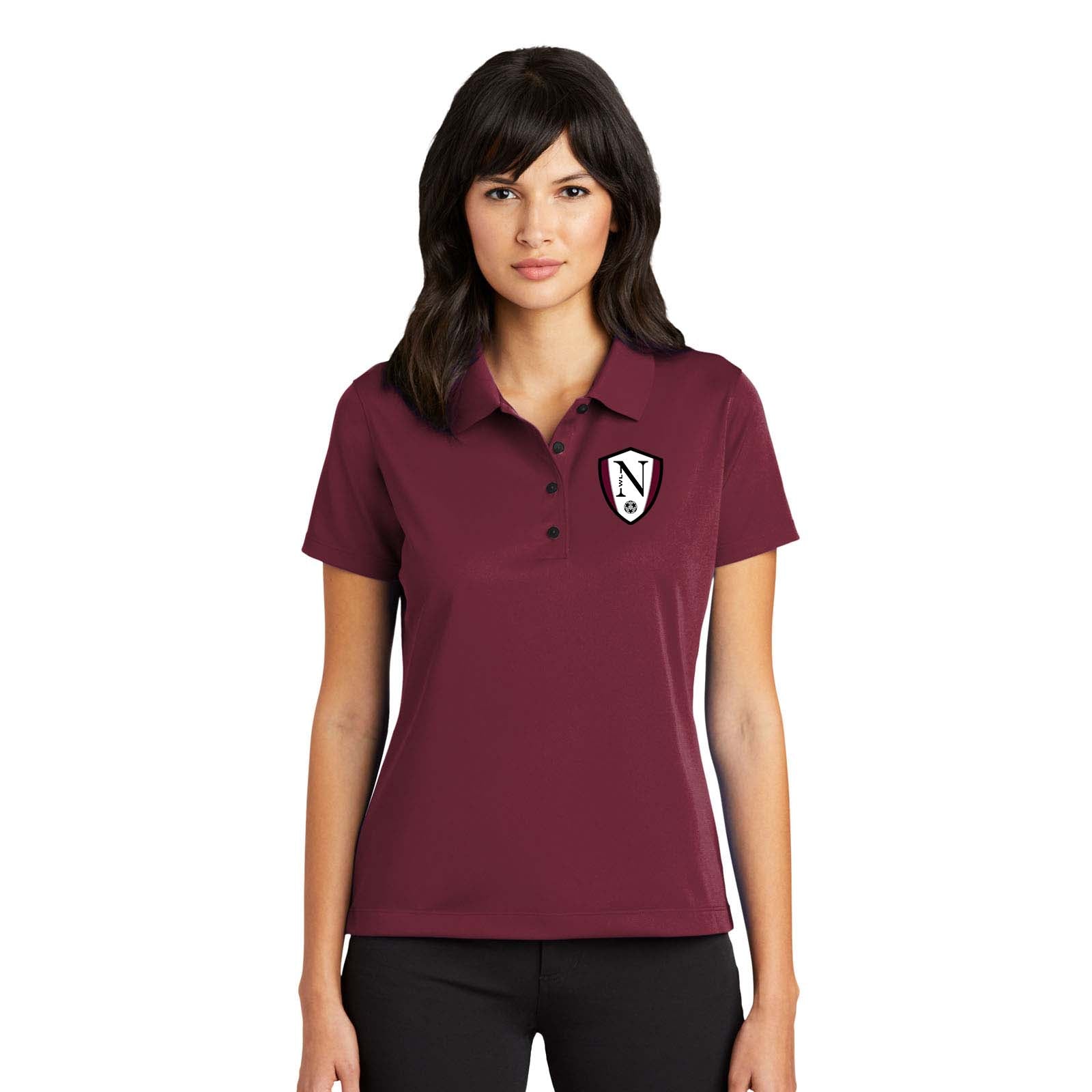 Walled Lake Women's Soccer Nike Ladies Tech Basic Dri-FIT Polo - Mato & Hash