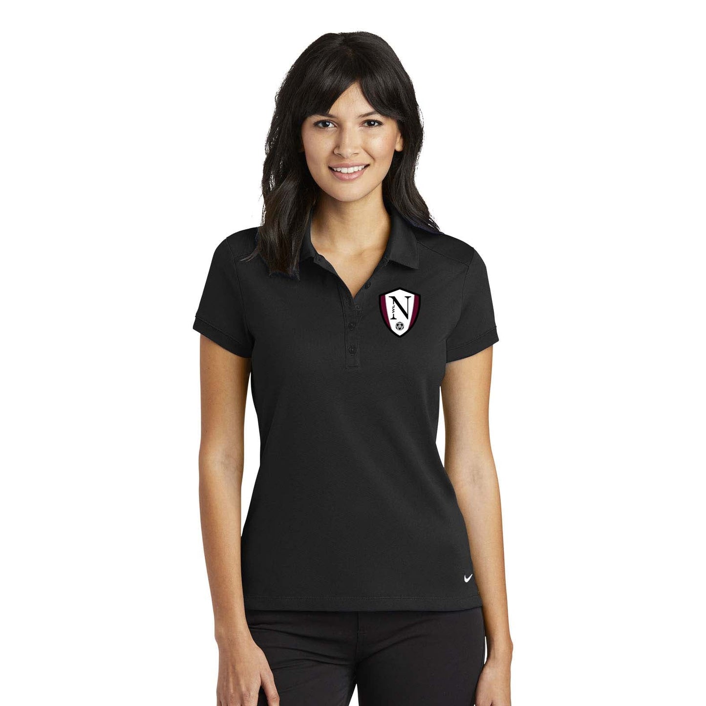 Walled Lake Women's Soccer Nike Nike Ladies Dri-FIT Solid Icon Pique Modern Fit Polo - Mato & Hash