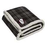 Walled Lake Women's Soccer Port Authority ® Flannel Sherpa Blanket Embroidery