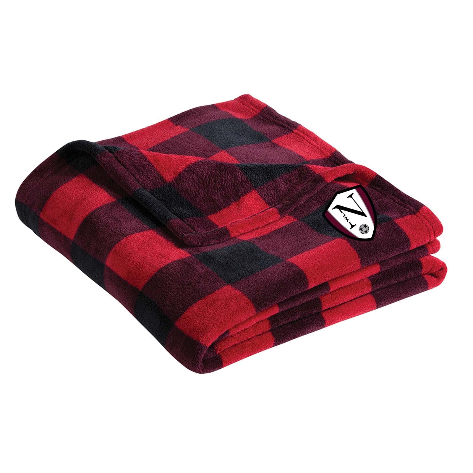 Walled Lake Women's Soccer Port Authority ®Ultra Plush Blanket Embroidery - Mato & Hash