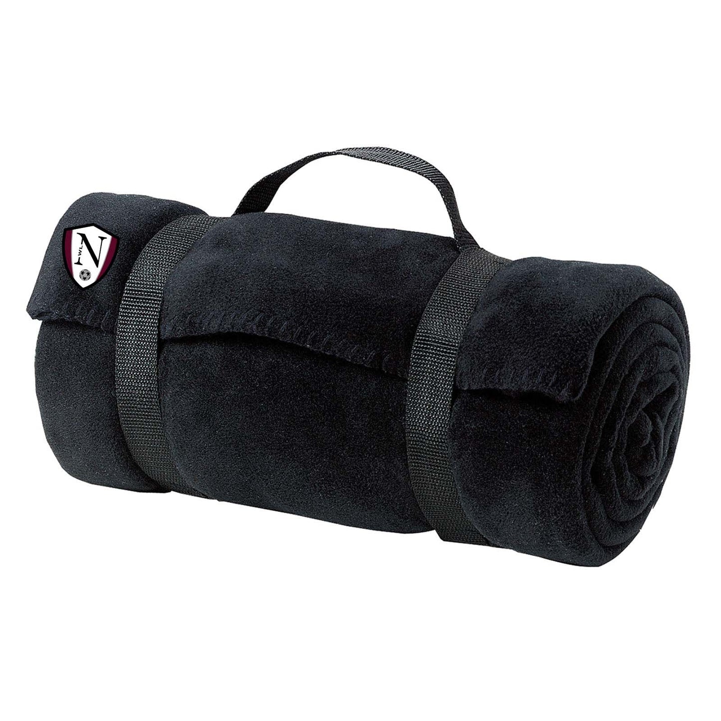 Walled Lake Women's Soccer Port Authority® - Value Fleece Blanket with Strap Embroidery - Mato & Hash