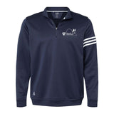 Wayne Pediatrics Adidas - 3-Stripes French Terry Quarter-Zip Pullover Printed