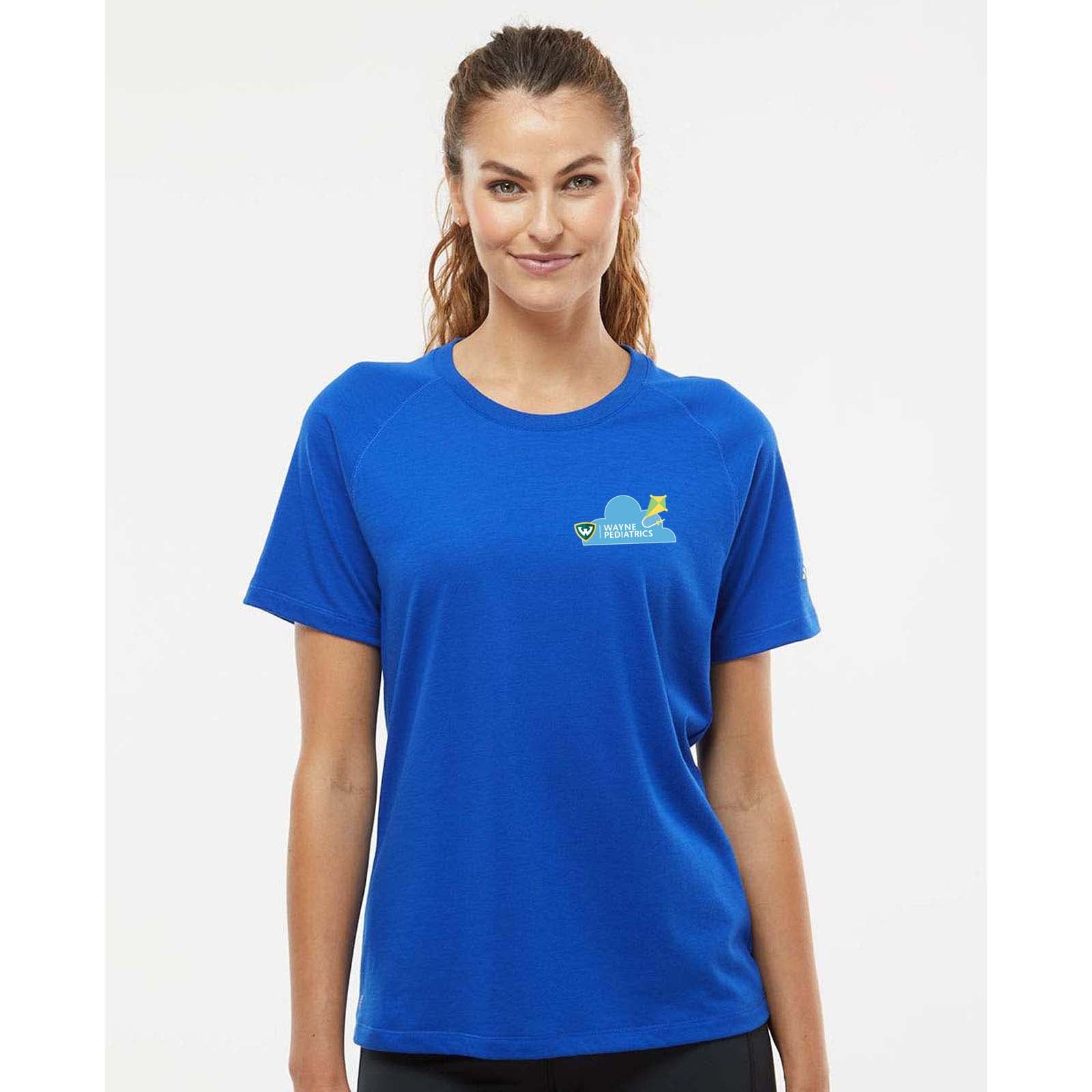 Wayne Pediatrics Adidas - Women's Blended T-Shirt Left Chest Printed - Mato & Hash