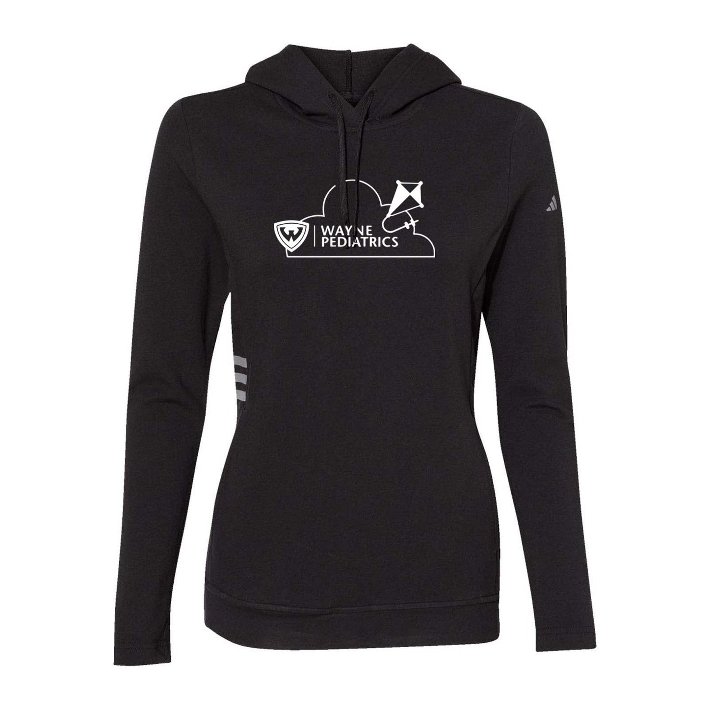 Wayne Pediatrics Adidas - Women's Lightweight Hooded Sweatshirt Printed - Mato & Hash