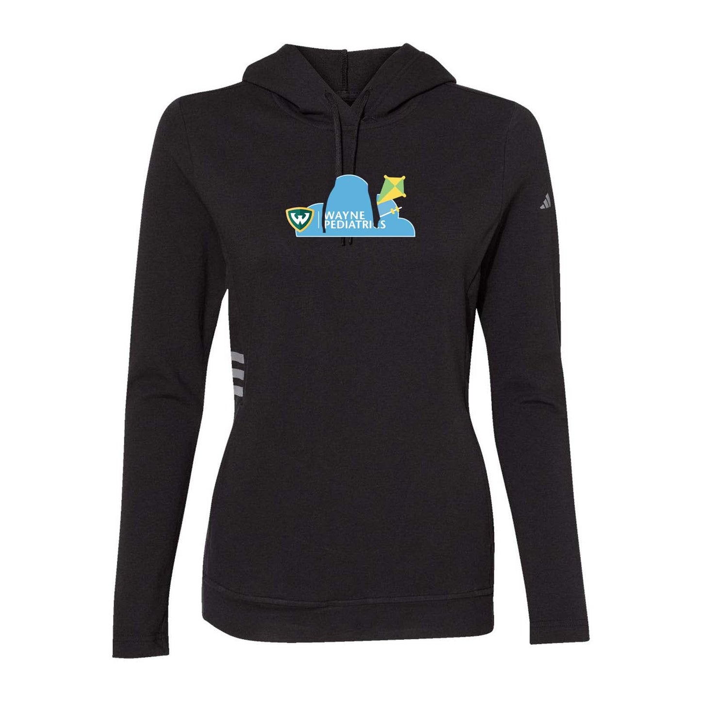 Wayne Pediatrics Adidas - Women's Lightweight Hooded Sweatshirt Printed - Mato & Hash
