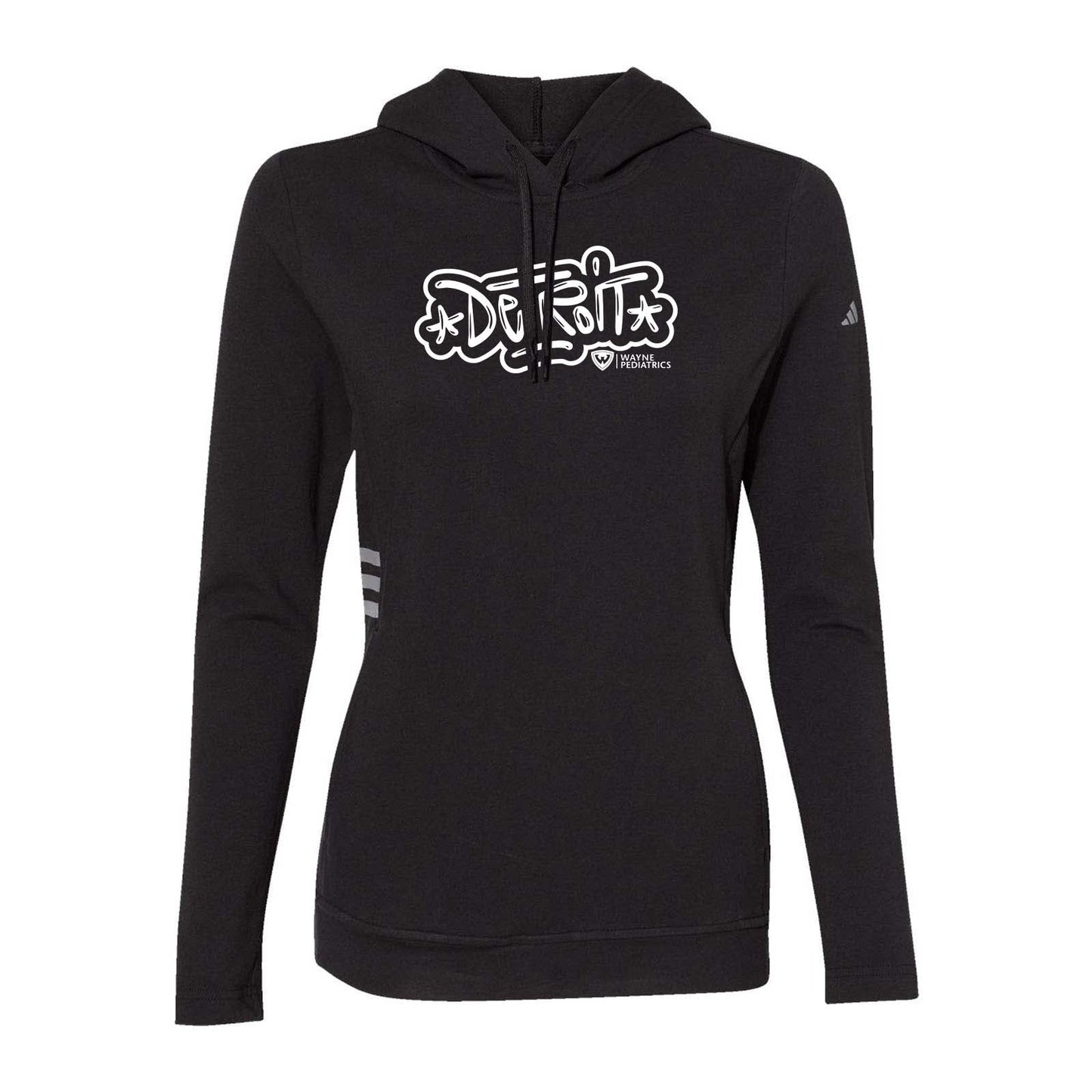 Wayne Pediatrics Adidas - Women's Lightweight Hooded Sweatshirt Printed - Mato & Hash