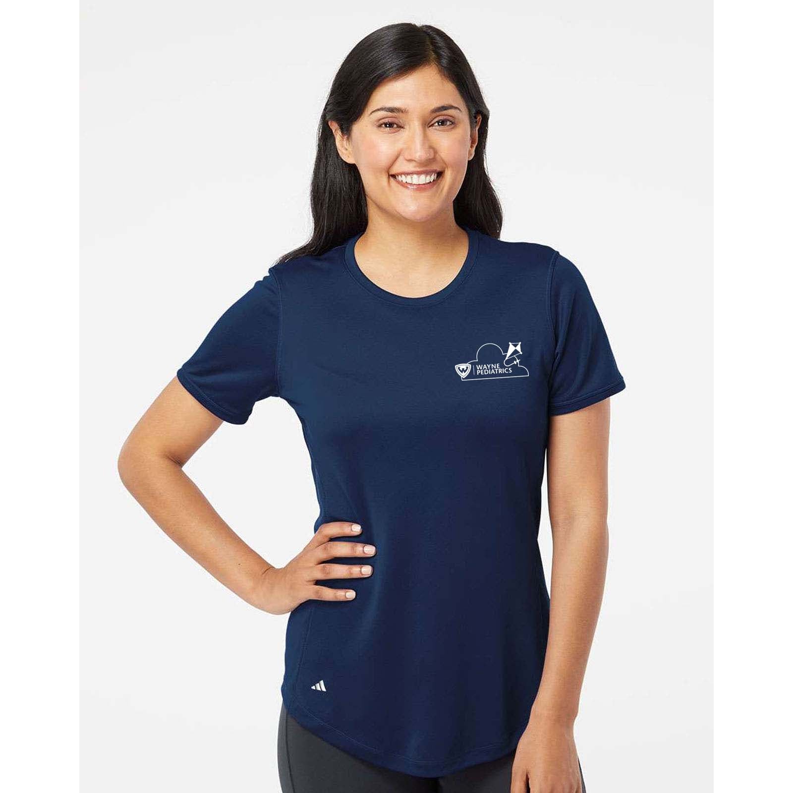 Wayne Pediatrics Adidas - Women's Sport T-Shirt Left Chest Printed - Mato & Hash