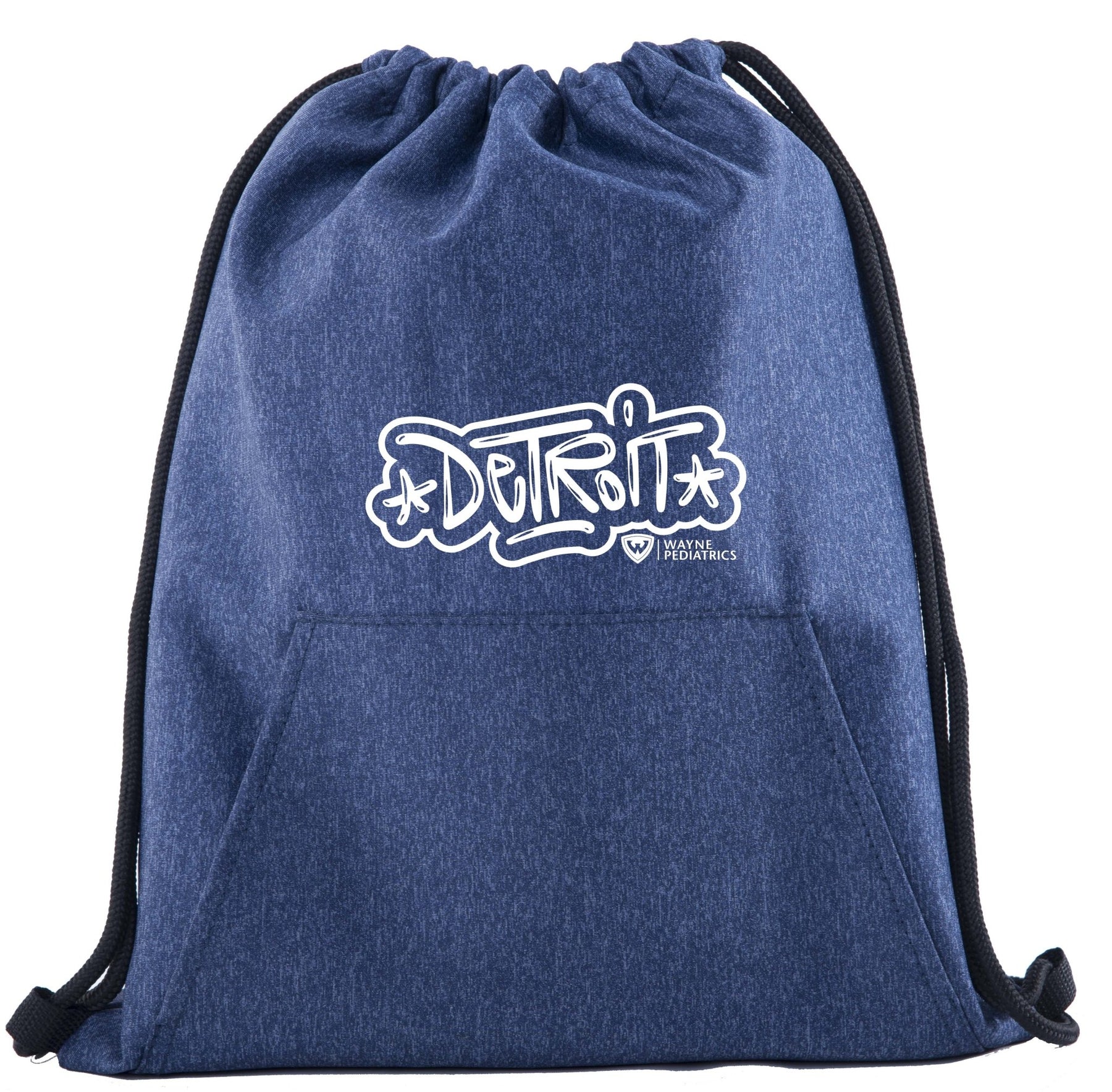 Wayne Pediatrics Drawstring Bag w/ Pocket Printed - Mato & Hash