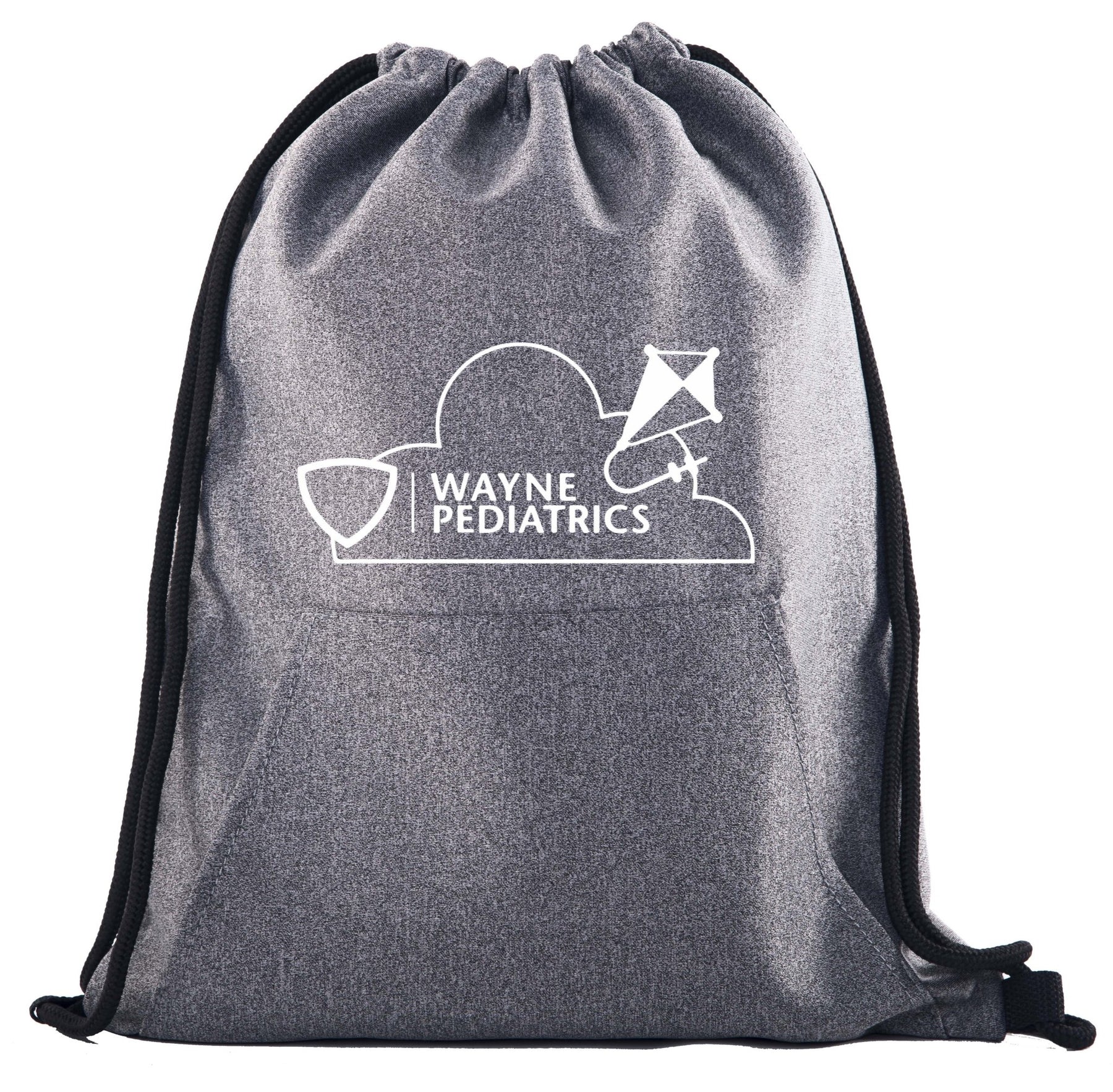 Wayne Pediatrics Drawstring Bag w/ Pocket Printed - Mato & Hash