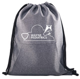 Wayne Pediatrics Drawstring Bag w/ Pocket Printed