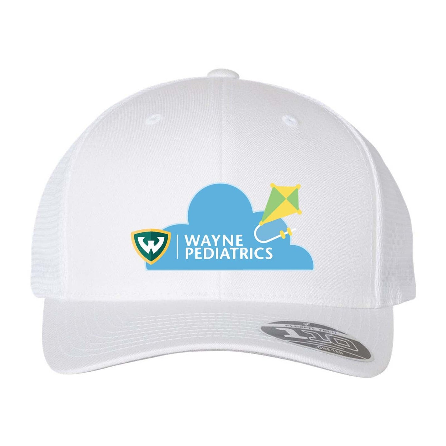 Wayne Pediatrics Flexfit - 110® Mesh-Back Cap Printed - Mato & Hash