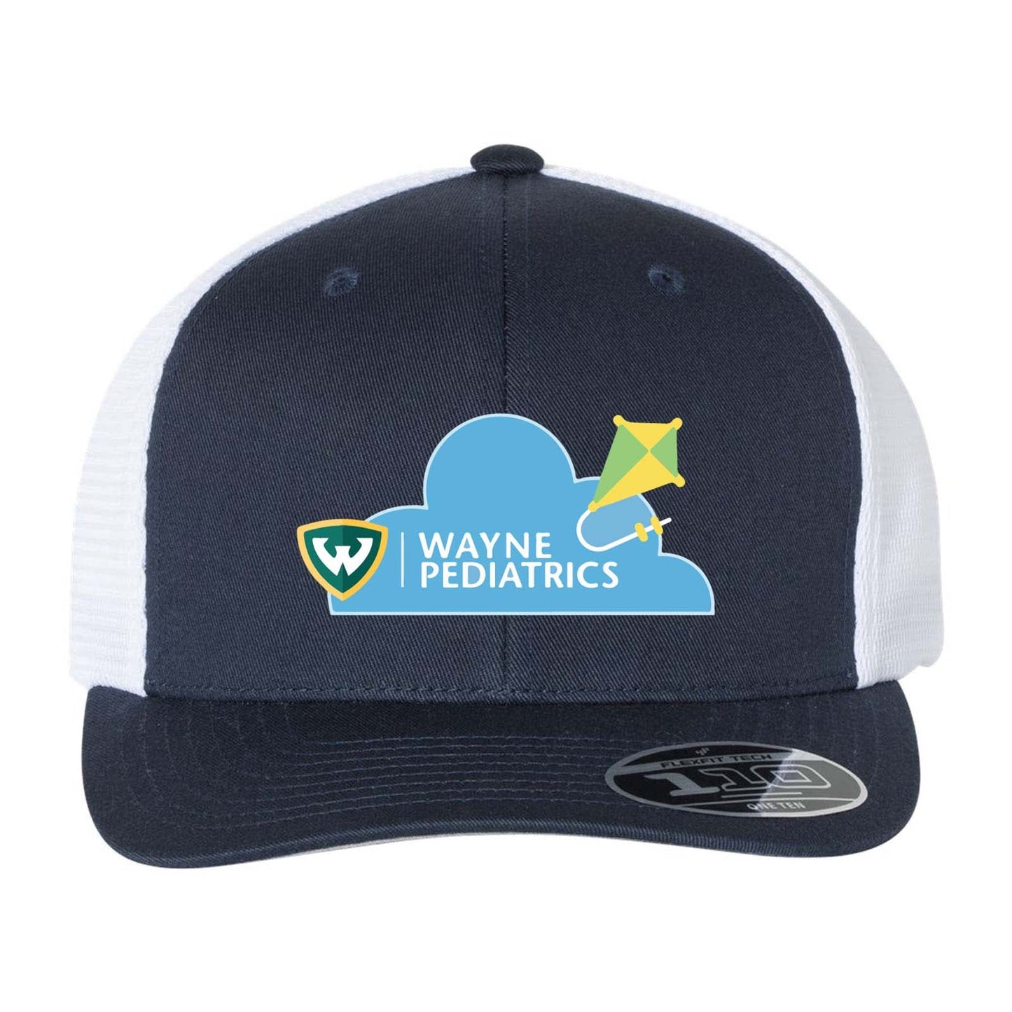 Wayne Pediatrics Flexfit - 110® Mesh-Back Cap Printed - Mato & Hash