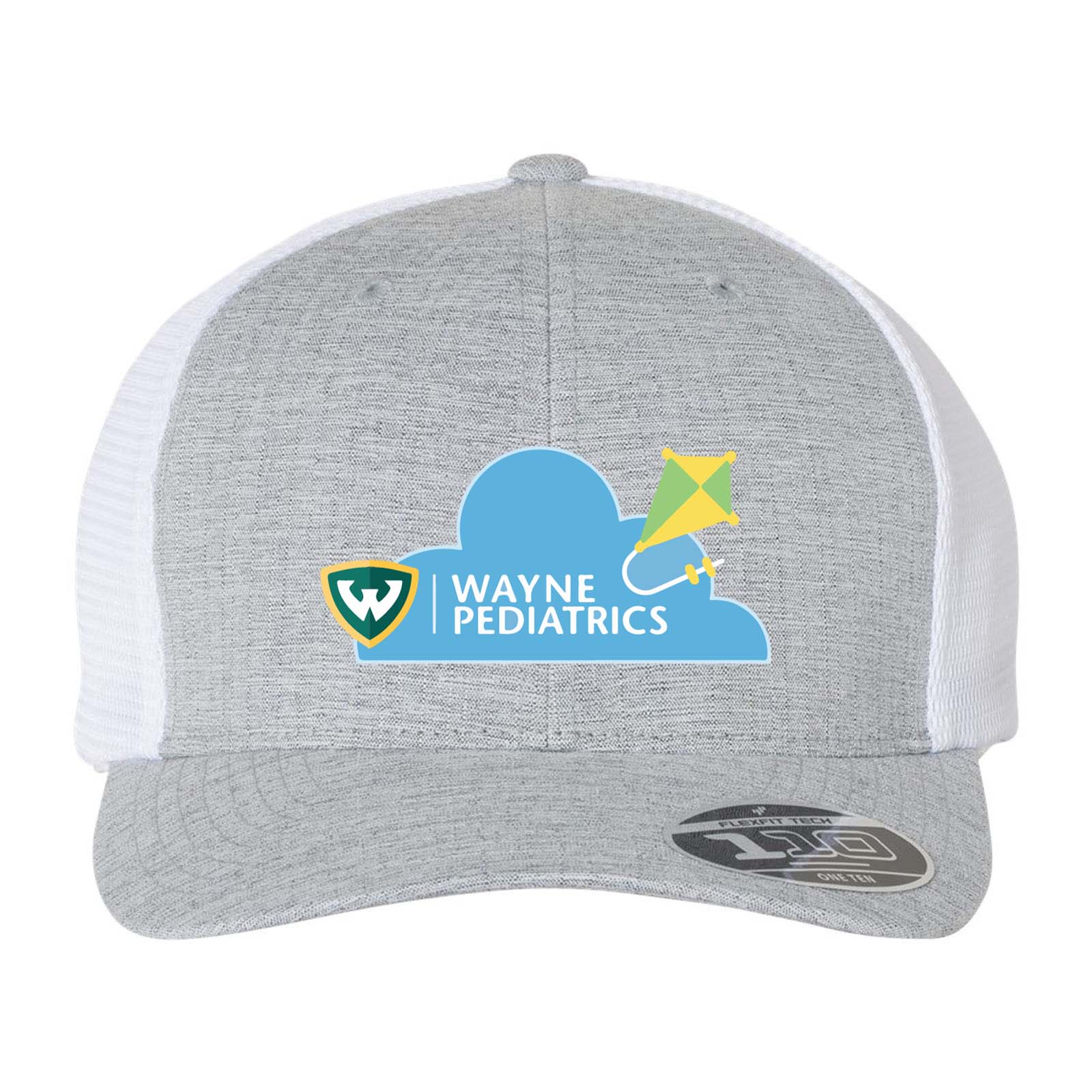 Wayne Pediatrics Flexfit - 110® Mesh-Back Cap Printed - Mato & Hash