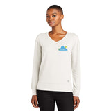 Wayne Pediatrics OGIO® Ladies Luuma Flex Long Sleeve V-Neck Left Chest Printed