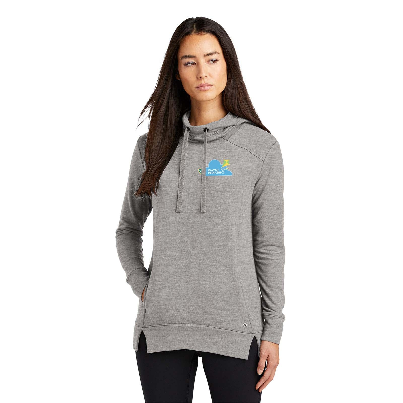 Wayne Pediatrics OGIO ® Ladies Luuma Pullover Fleece Hoodie Left Chest Printed - Mato & Hash