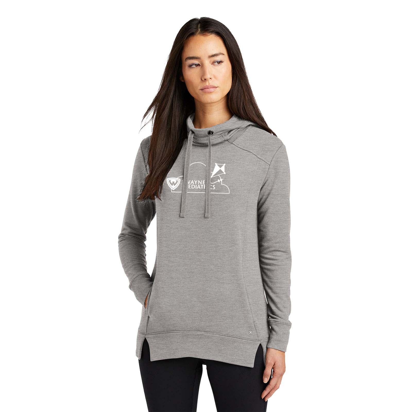 Wayne Pediatrics OGIO ® Ladies Luuma Pullover Fleece Hoodie Printed - Mato & Hash