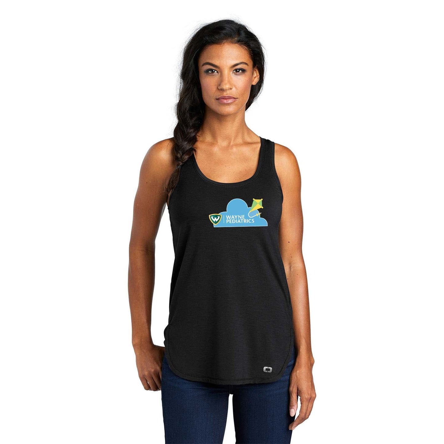 Wayne Pediatrics OGIO ® Ladies Luuma Tank Left Chest Printed - Mato & Hash