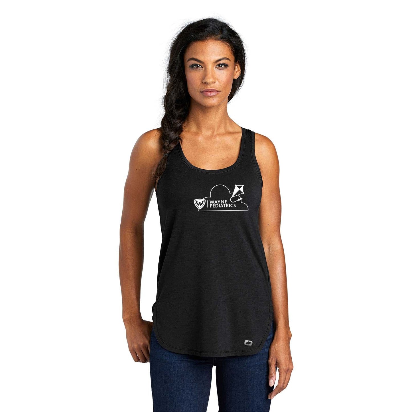 Wayne Pediatrics OGIO ® Ladies Luuma Tank Left Chest Printed - Mato & Hash