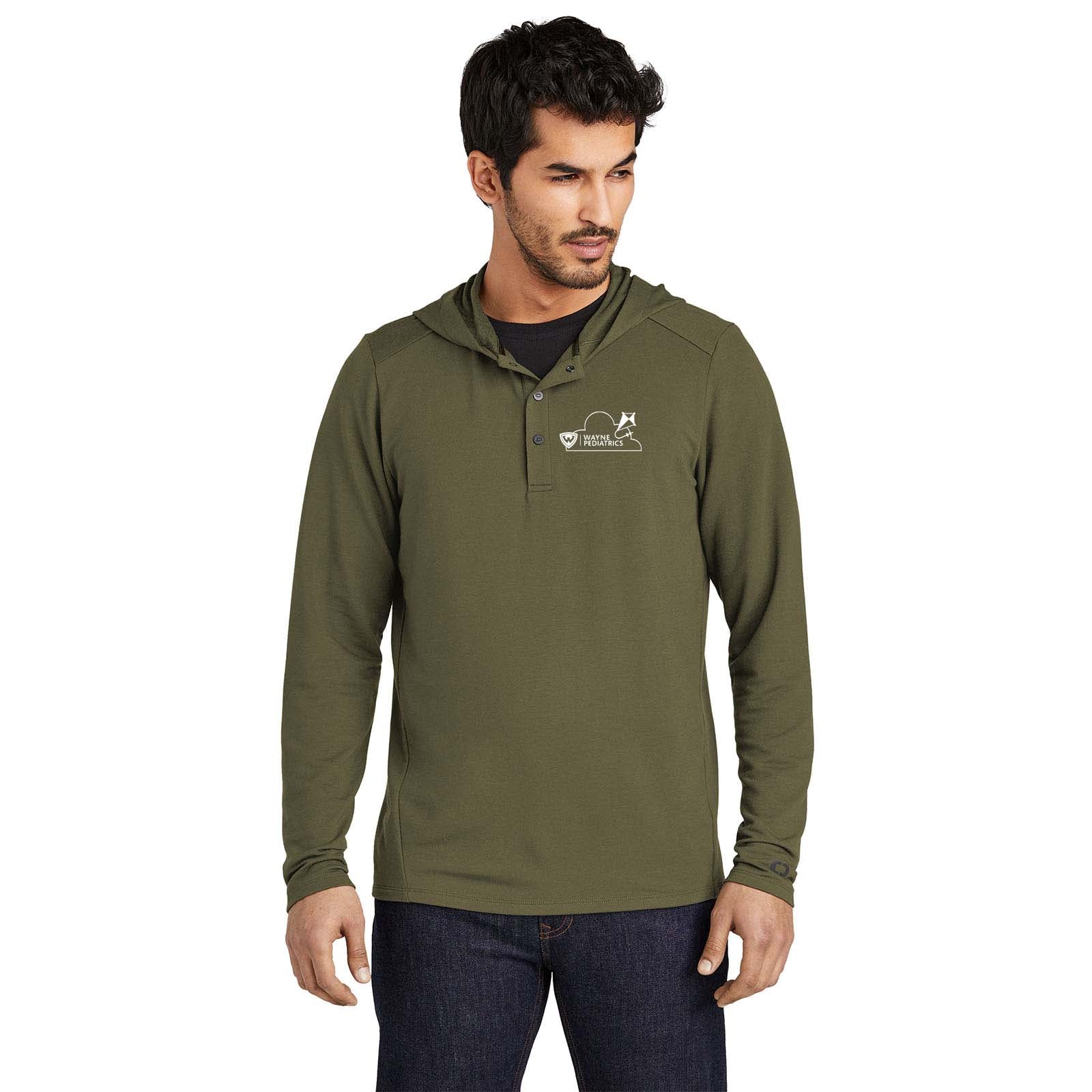 Wayne Pediatrics OGIO® Luuma Flex Hooded Henley Printed - Mato & Hash