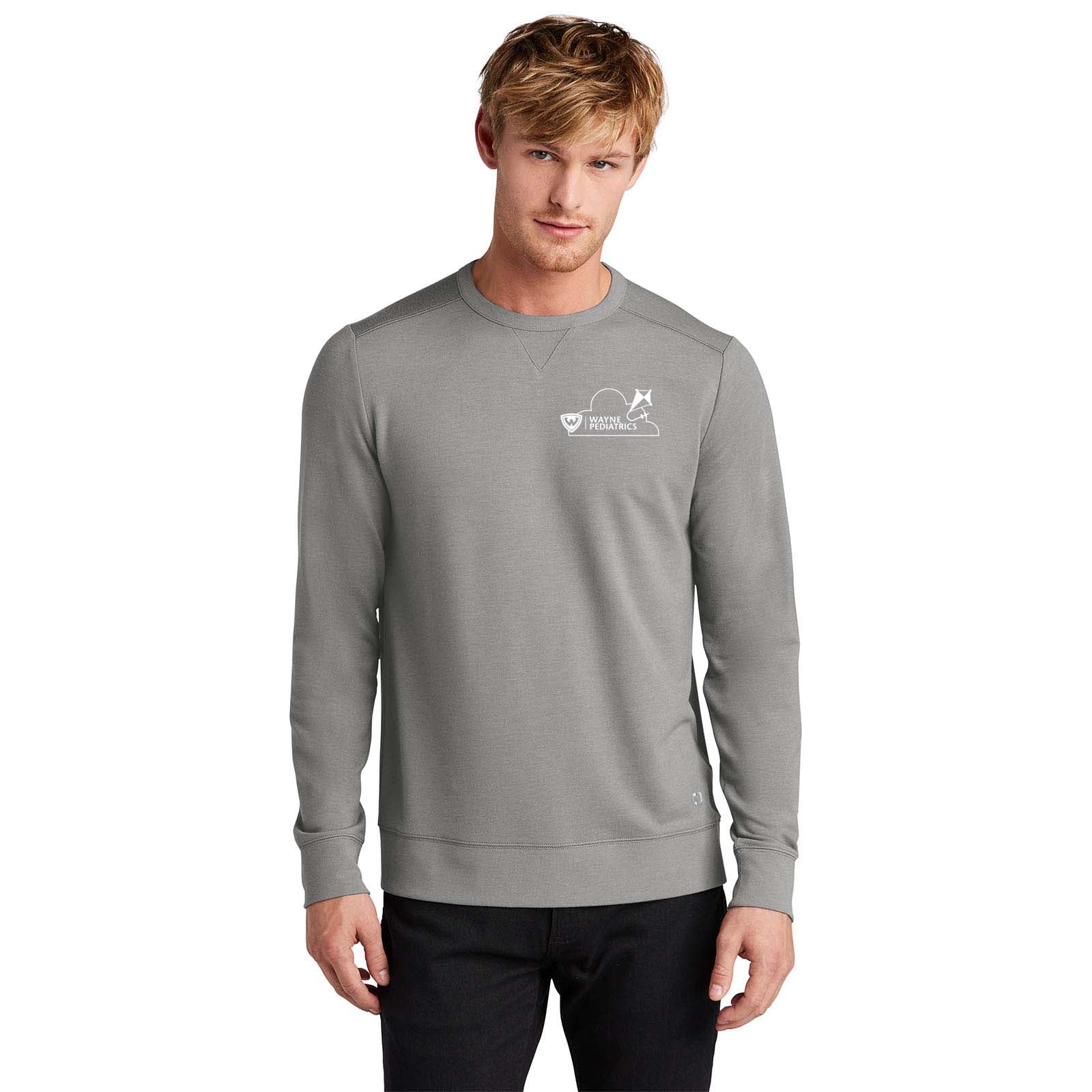 Wayne Pediatrics OGIO® Luuma Flex Long Sleeve Crew Left Chest Printed - Mato & Hash