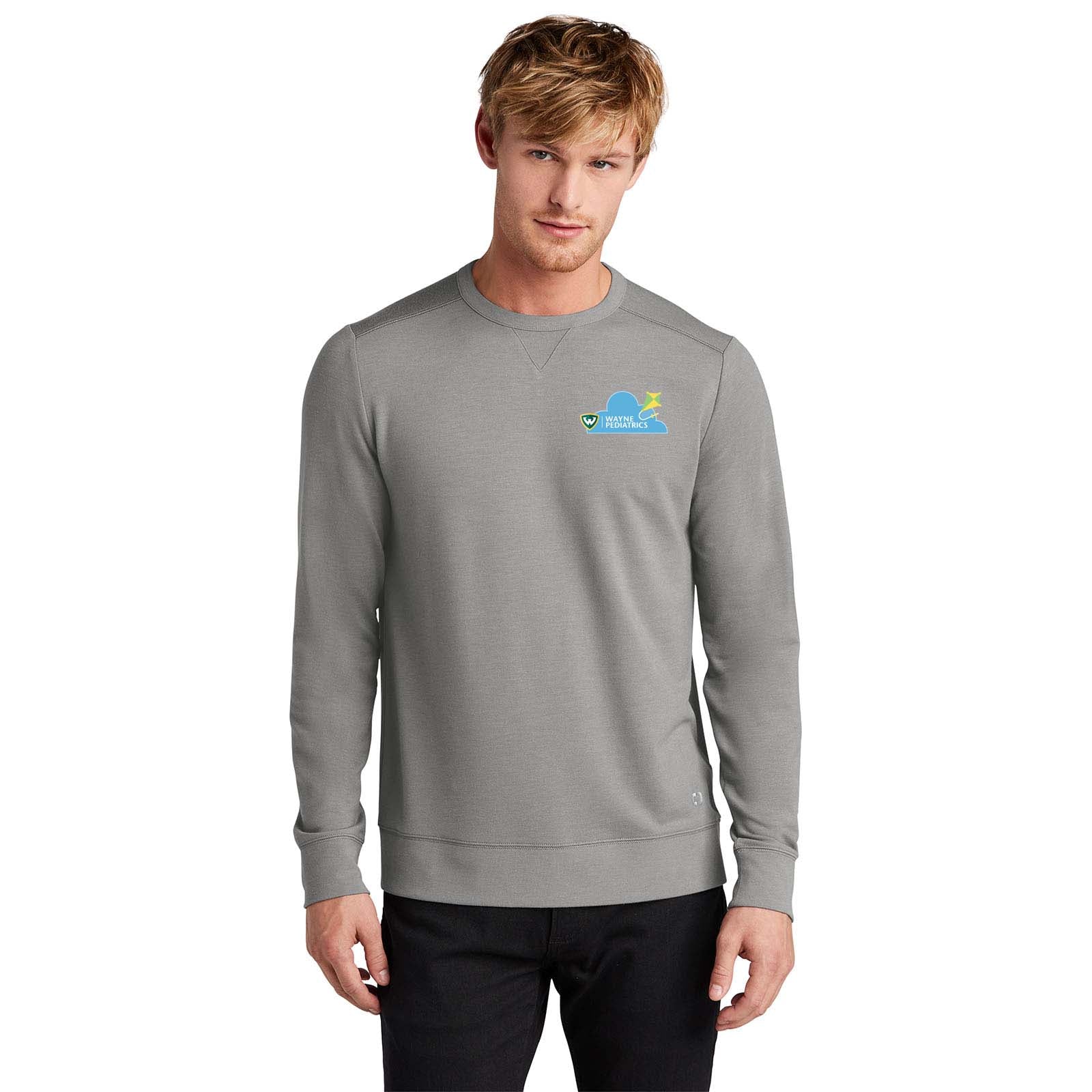 Wayne Pediatrics OGIO® Luuma Flex Long Sleeve Crew Left Chest Printed - Mato & Hash