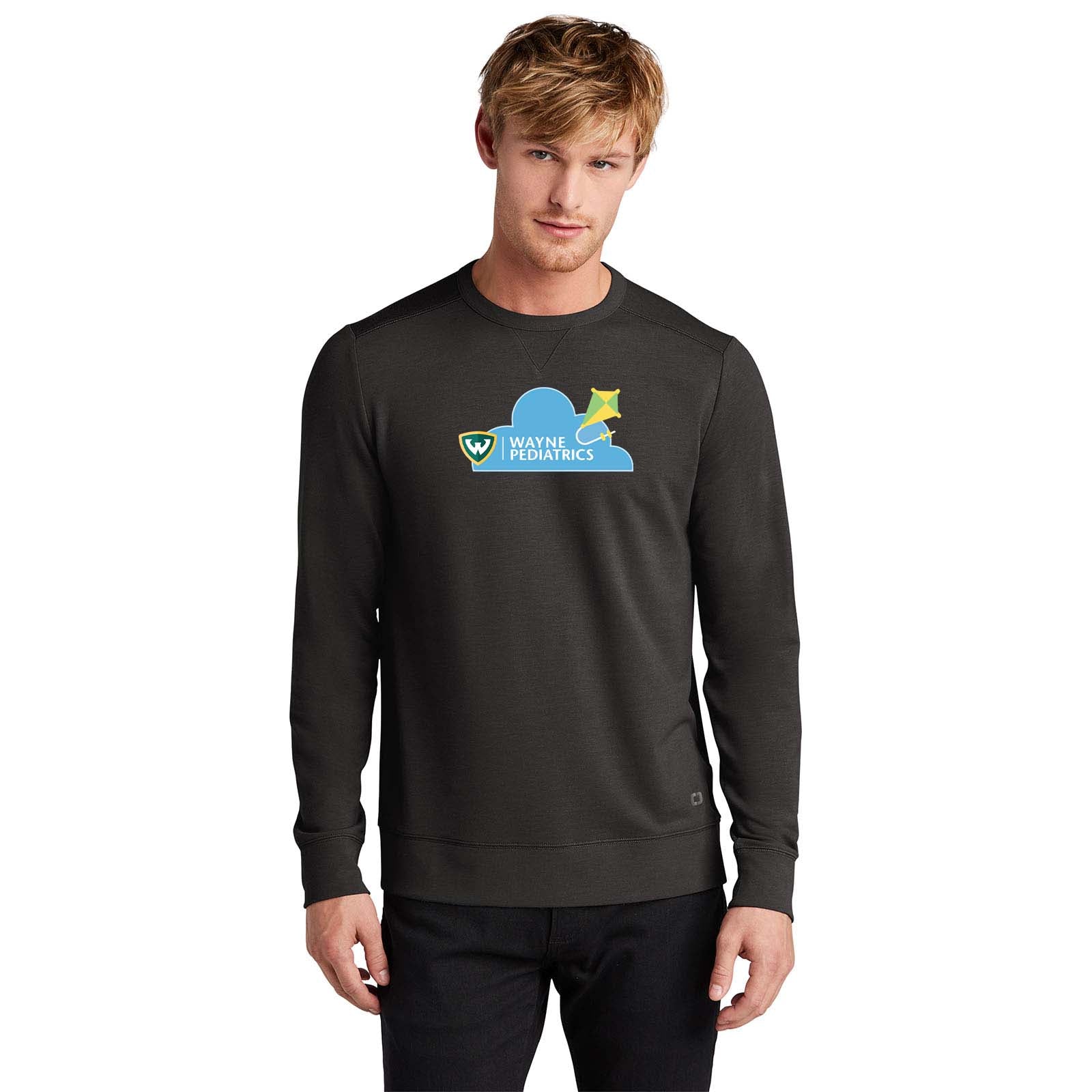 Wayne Pediatrics OGIO® Luuma Flex Long Sleeve Crew Printed - Mato & Hash
