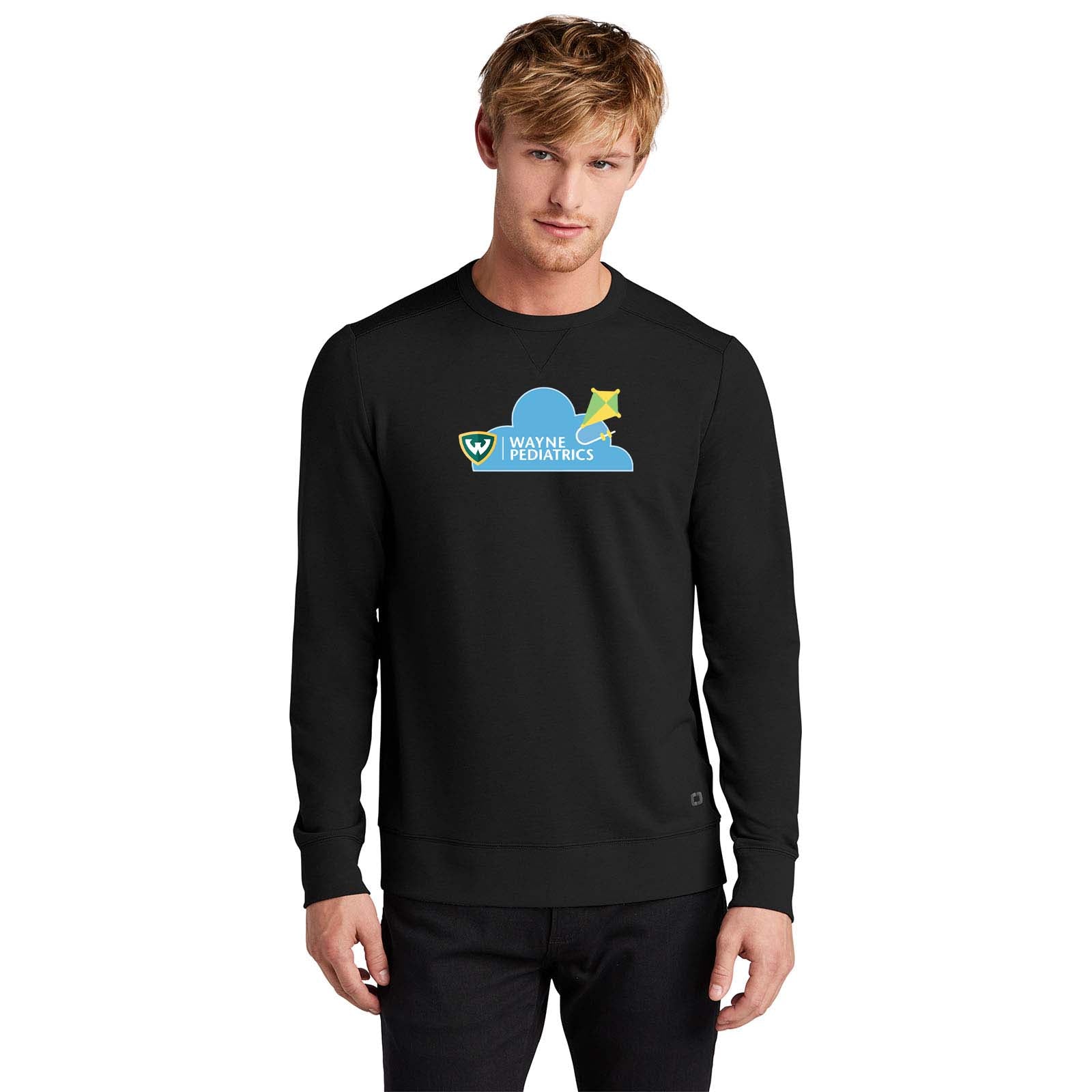 Wayne Pediatrics OGIO® Luuma Flex Long Sleeve Crew Printed - Mato & Hash