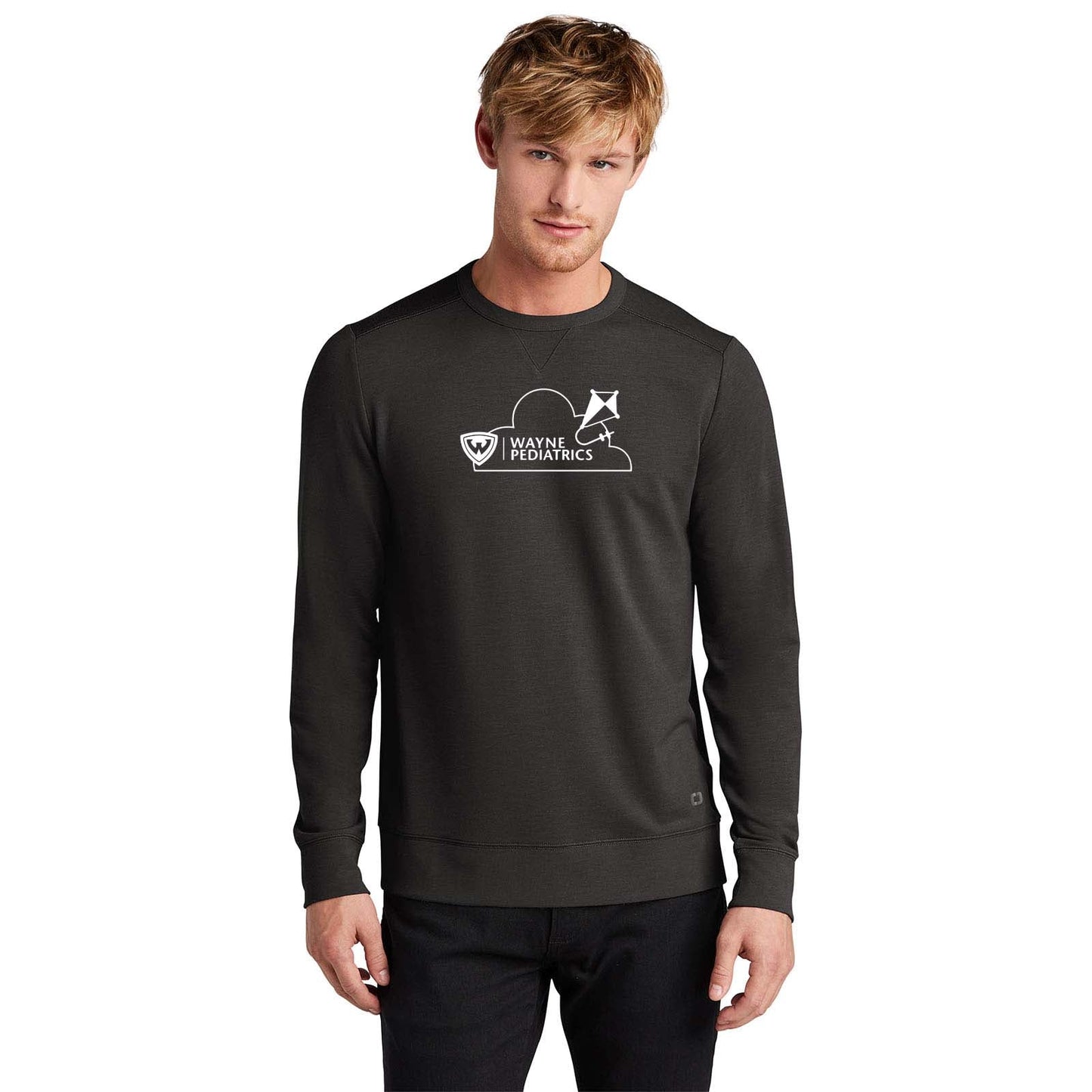 Wayne Pediatrics OGIO® Luuma Flex Long Sleeve Crew Printed - Mato & Hash