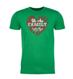We Are Family - Custom Name & Date on Heart Unisex T Shirts - Mato & Hash