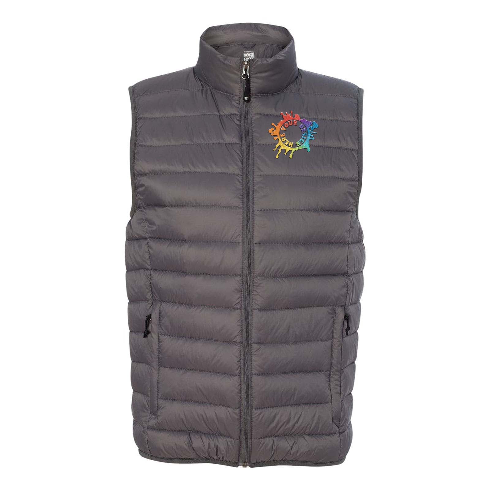 Weatherproof 32 Degrees Packable Down Vest Embroidery - Mato & Hash