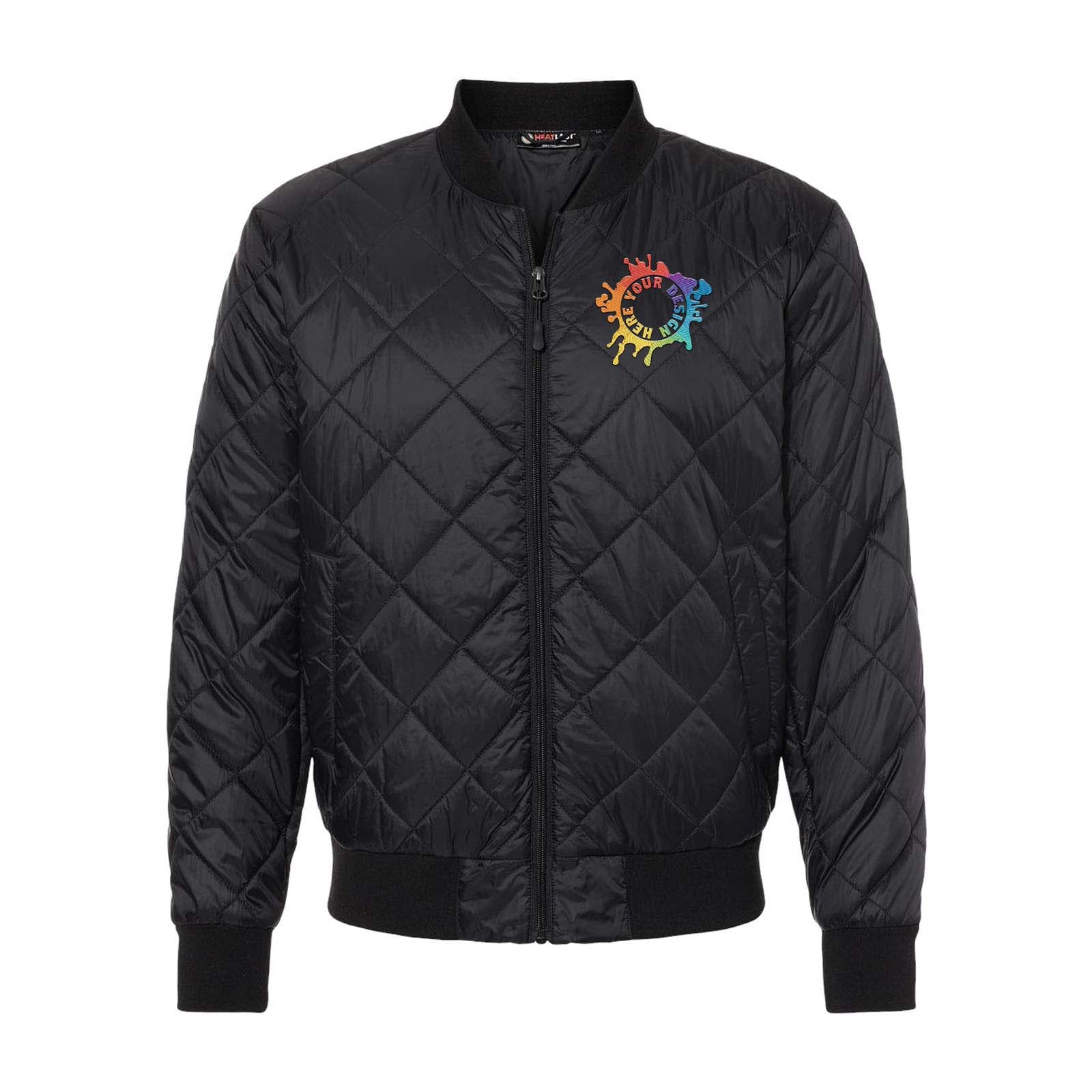 Weatherproof - HeatLast™ Quilted Packable Bomber Embroidery - Mato & Hash