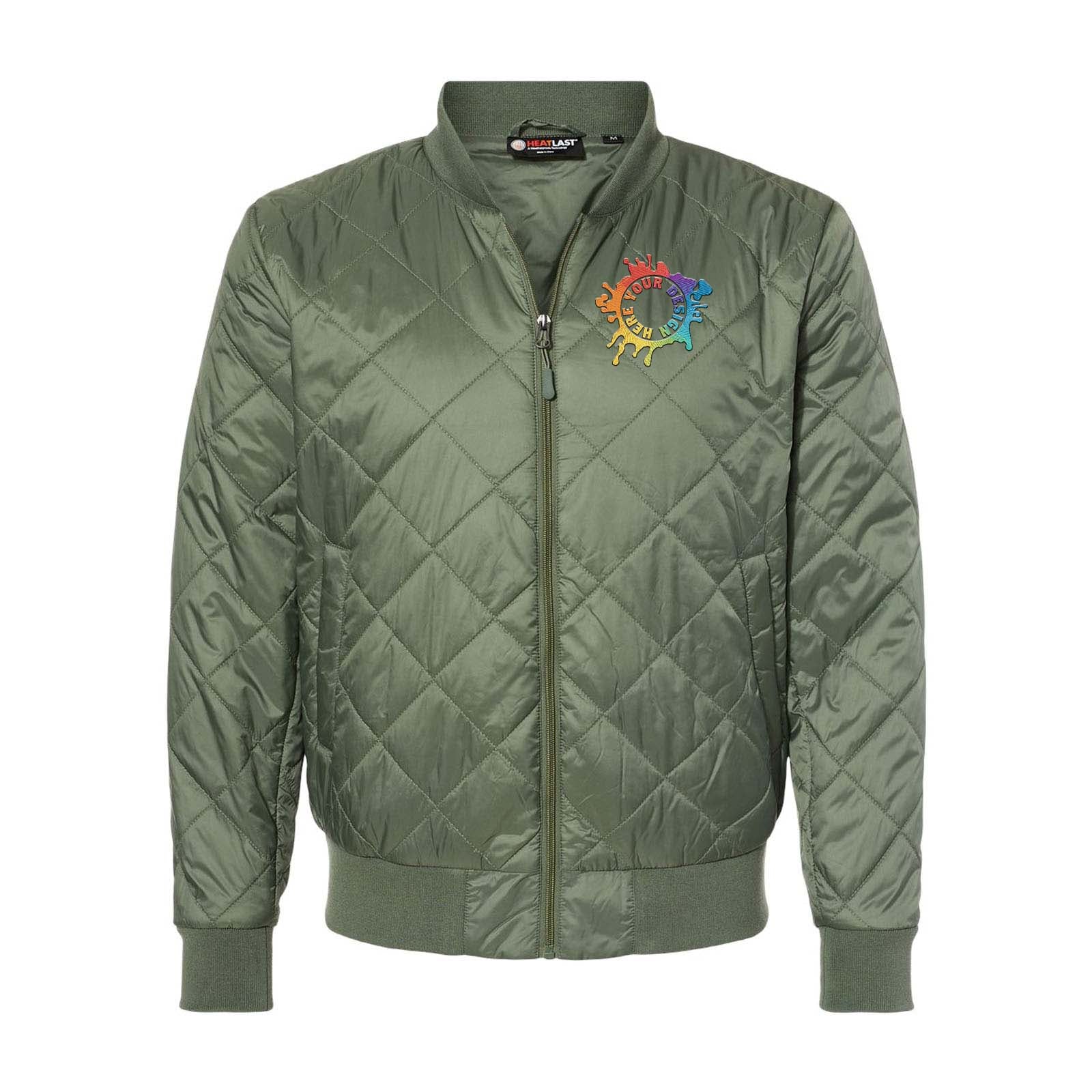 Weatherproof - HeatLast™ Quilted Packable Bomber Embroidery - Mato & Hash