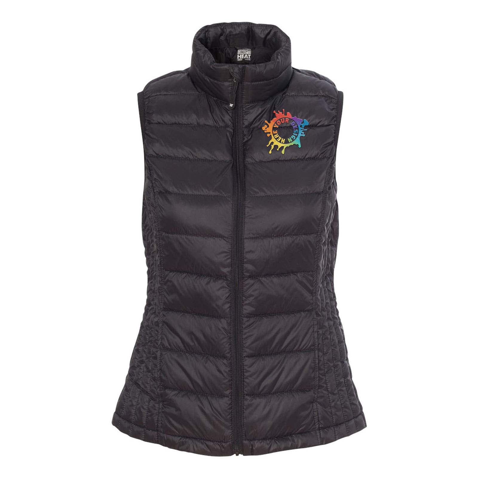 Weatherproof Women's 32 Degrees Packable Down Vest Embroidery - Mato & Hash