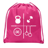 Weights Mini Polyester Drawstring Bag - Mato & Hash