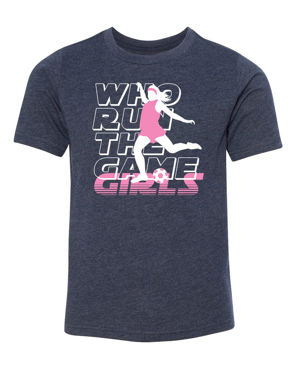 Who Run The Game? Girls - Kids T Shirts - Mato & Hash
