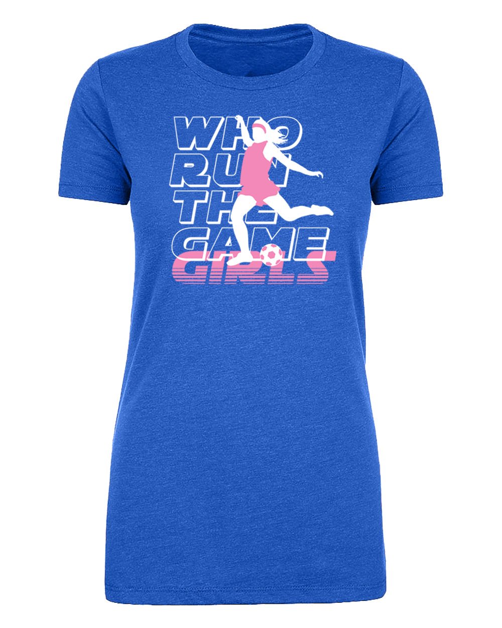Who Run The Game? Girls - Womens T Shirts - Mato & Hash