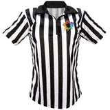 Women's 1/4 Zip Referee Costume Shirt For Officials and Uniforms W/ Embroidery