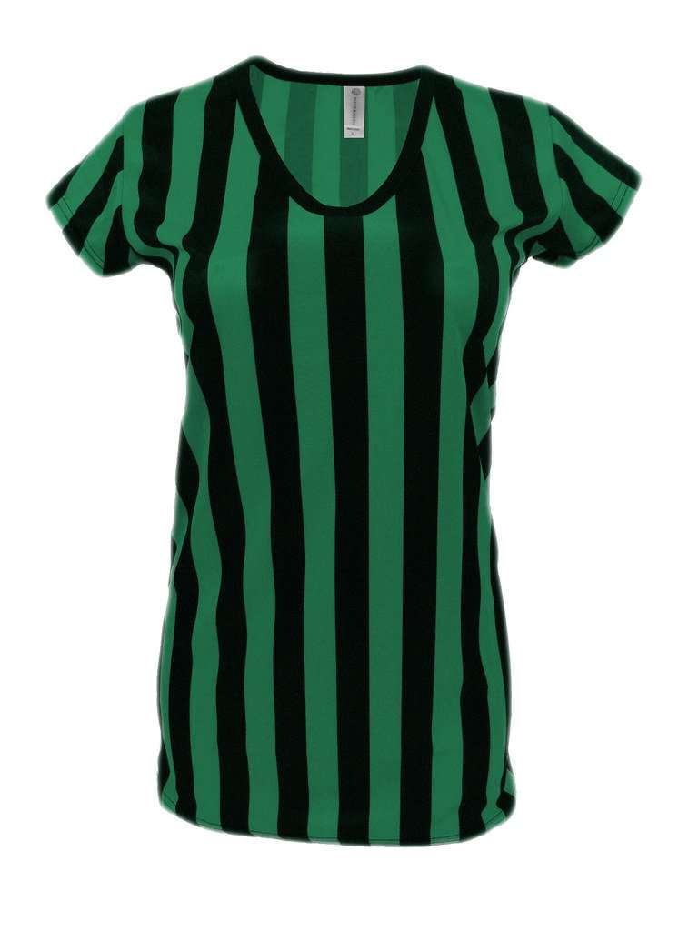 Women's V-Neck Referee Shirts for Ref Uniforms or Costumes - Mato & Hash