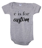 Shirt - Customized Name Baby Romper, Baby One Piece, Personalized Baby Bodysuit