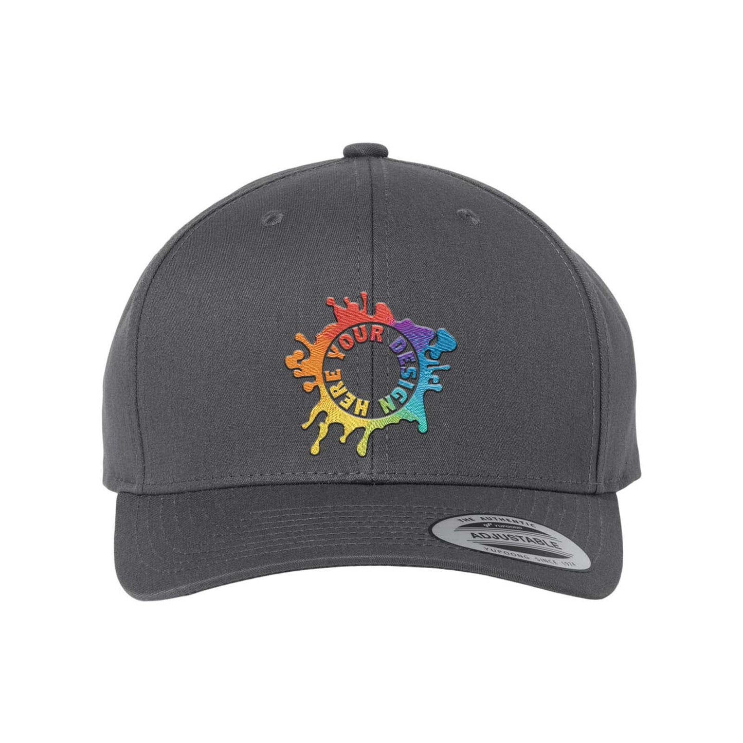 YP Classics CVC Snapback Cap Embroidery - Mato & Hash