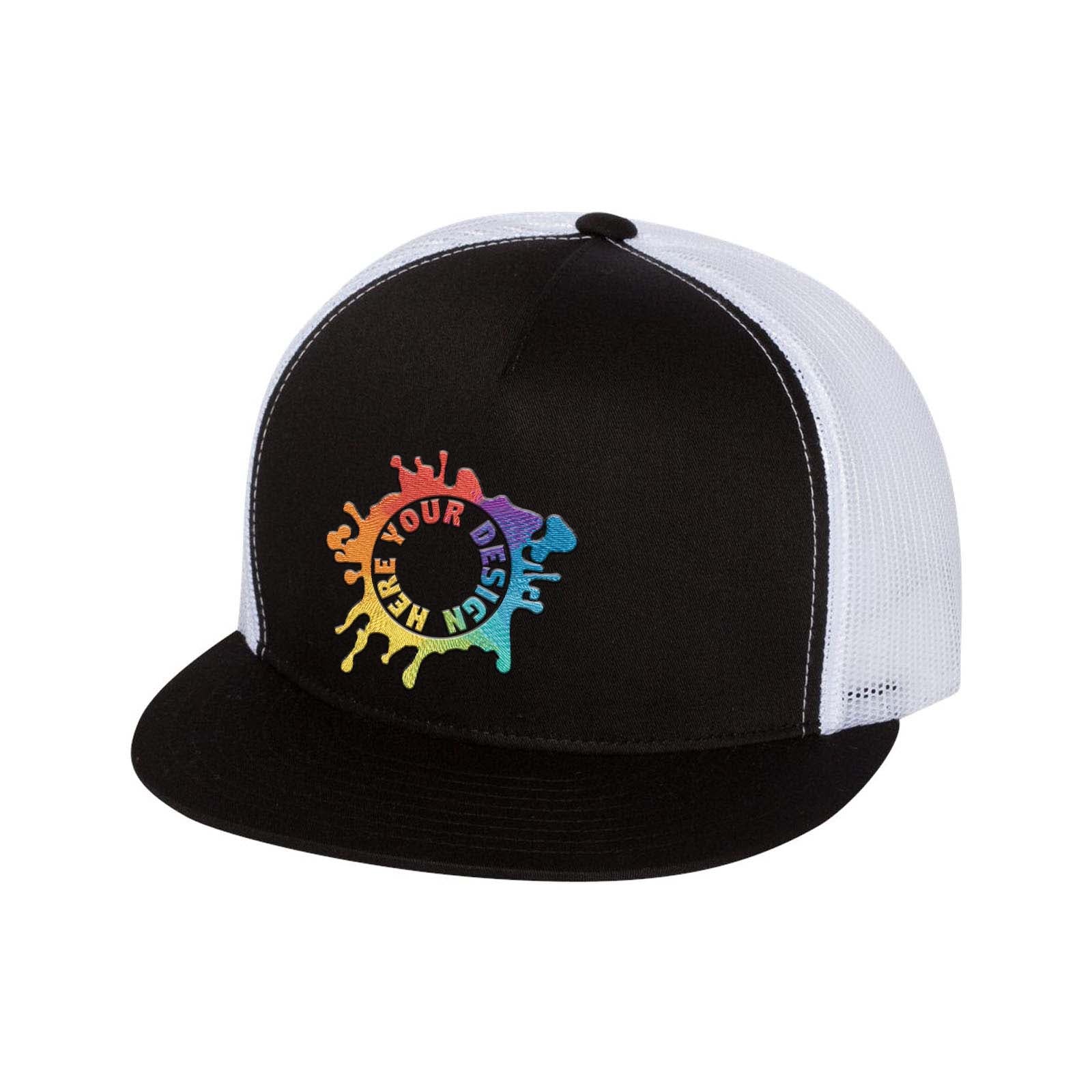 YP Classics Flat Bill Trucker Cap Embroidery - Mato & Hash