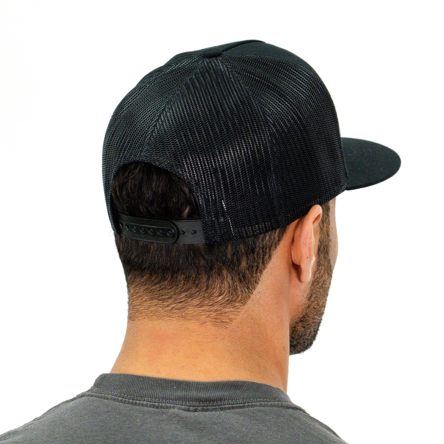 YP Classics Flat Bill Trucker Cap Embroidery - Mato & Hash
