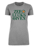 Zero Lucks Given + Shamrock Womens T Shirts - Mato & Hash